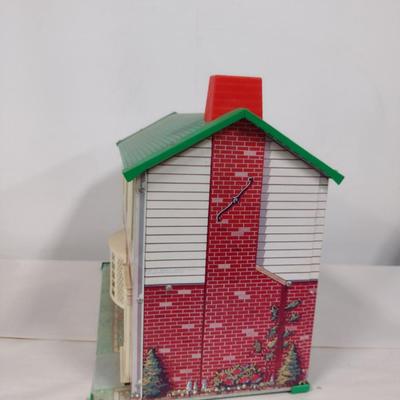 Vintage Metal Lithograph Dollhouse- Wolverine Toy Co.- Approx 22 1/2