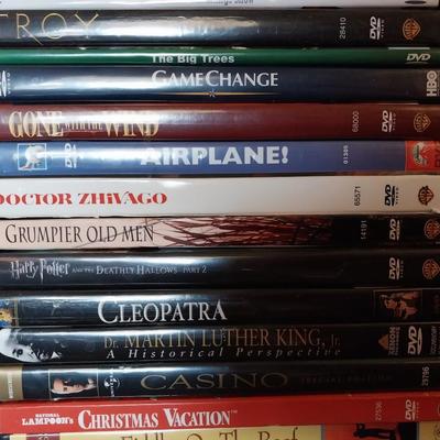 A COLLECTION OF MOVIES ON DVD (8)