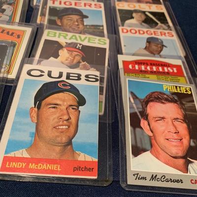 1954 - 1972 Vintage Baseball Card Lot