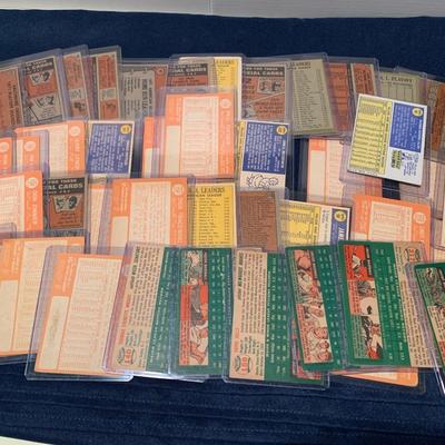 1954 - 1972 Vintage Baseball Card Lot