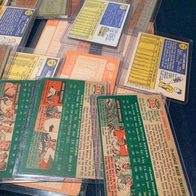 1954 - 1972 Vintage Baseball Card Lot