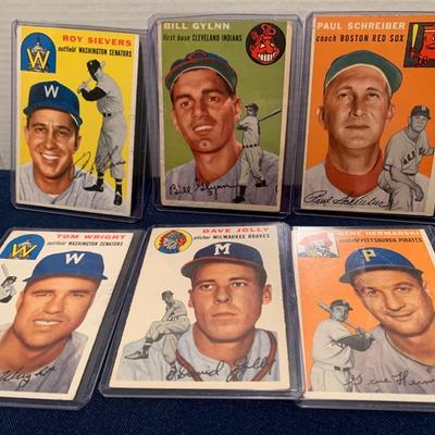 1954 - 1972 Vintage Baseball Card Lot