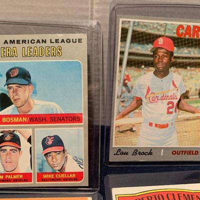 1954 - 1972 Vintage Baseball Card Lot