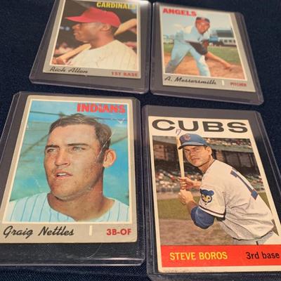 1954 - 1972 Vintage Baseball Card Lot