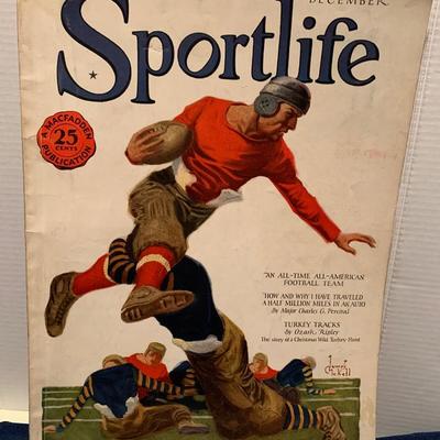 December 1925 Sport Life Magazine Vintage Sports & Hunting