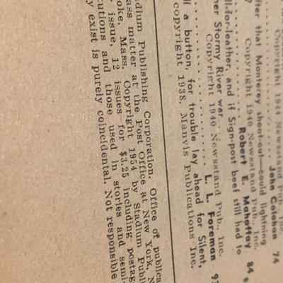 1950s Westerns Magazines