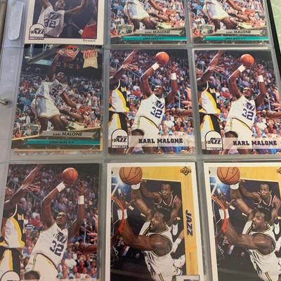 1990s Basketball Cards Ewing Hardaway Robinson Malone Stockton