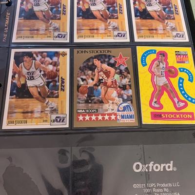1990s Basketball Cards Ewing Hardaway Robinson Malone Stockton