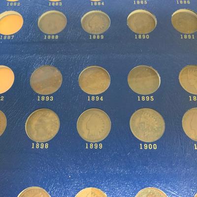 Indian Head Penny Collection 1850s - 1909 Dates - 28 Coins