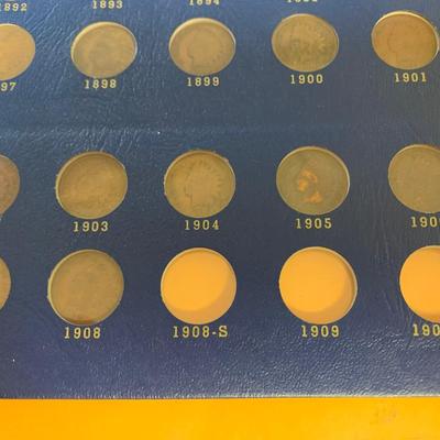 Indian Head Penny Collection 1850s - 1909 Dates - 28 Coins