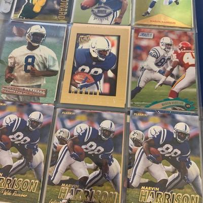 1990s Football Card Lot 300+ Near Mint Cards In Binder