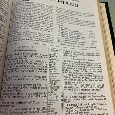 Large Leather Bound King James Bible CLEAN