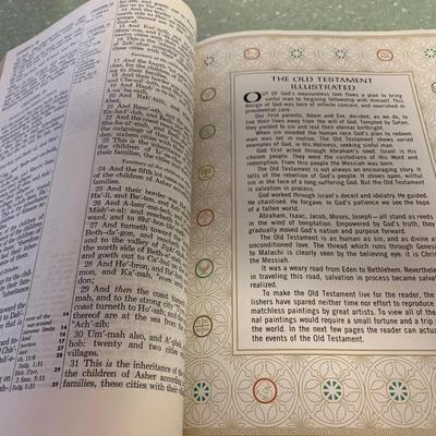 Large Leather Bound King James Bible CLEAN