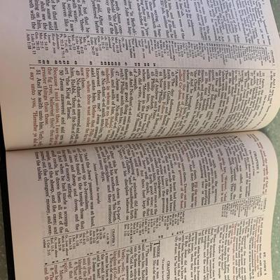 Large Leather Bound King James Bible CLEAN