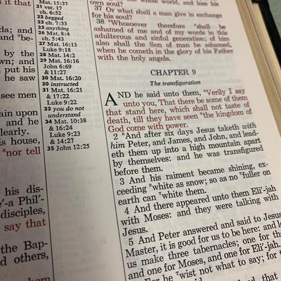 Large Leather Bound King James Bible CLEAN