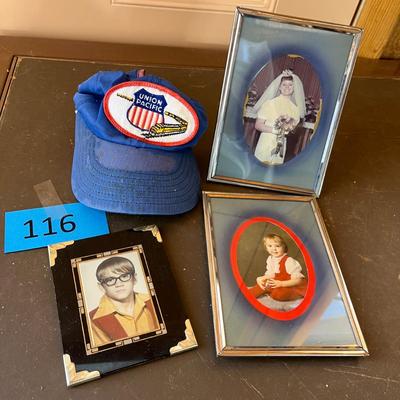 Vintage Frames & UP hat