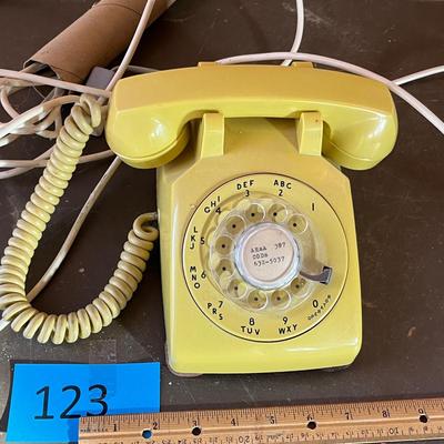 Vintage Yellow Phone