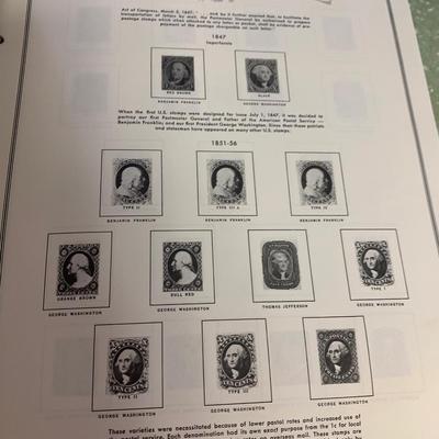 US & UN Liberty Stamp Album Collection