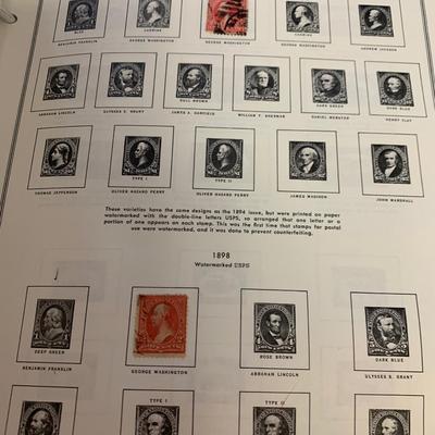 US & UN Liberty Stamp Album Collection