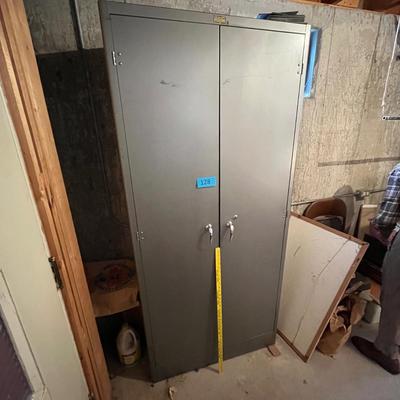 Tall metal cabinet