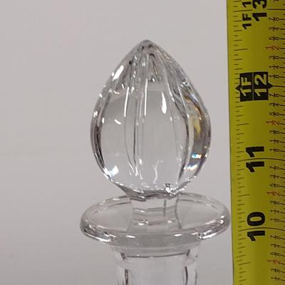 Crystal Beverage Decanter with Stopper- Approx 12 3/4