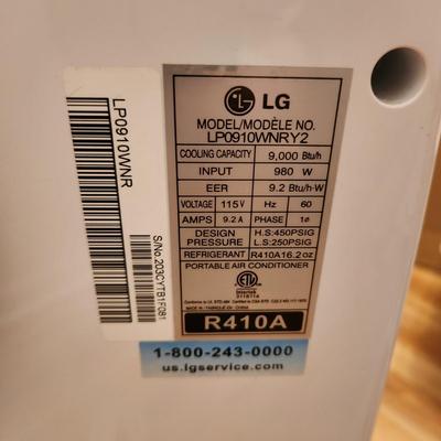 LG 9,000 BTU Portable Air Conditioner Tested Working