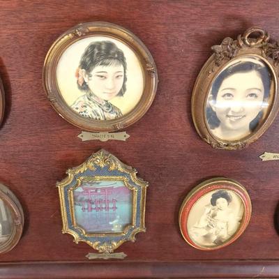Lot #116 Interesting Photo Montage of 10 Pictures - Vintage Asian Stereotypes
