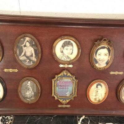 Lot #116 Interesting Photo Montage of 10 Pictures - Vintage Asian Stereotypes
