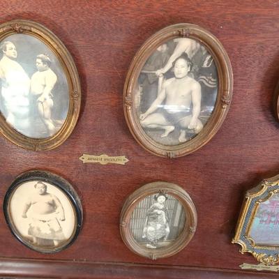 Lot #116 Interesting Photo Montage of 10 Pictures - Vintage Asian Stereotypes