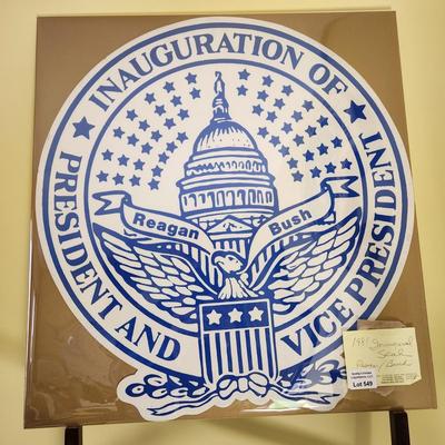 1981 Inauguration of President and Vice President Reagan Bush Seal