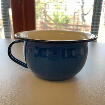 Large Blue Coffee Mug