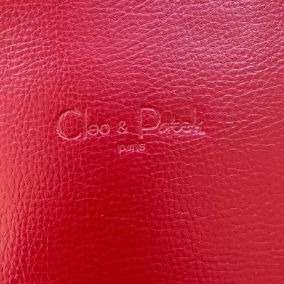 Red Leather Purse: Cleo & Patek - Paris