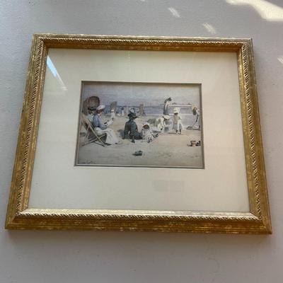Print - Edouard Van Goethem - "The Pier"