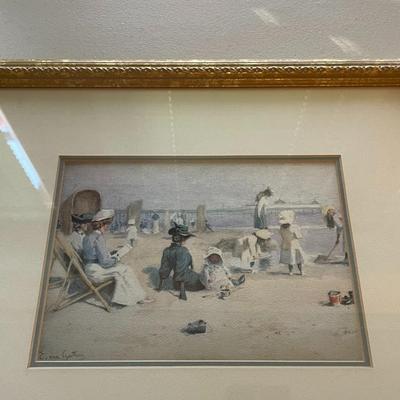 Print - Edouard Van Goethem - "The Pier"