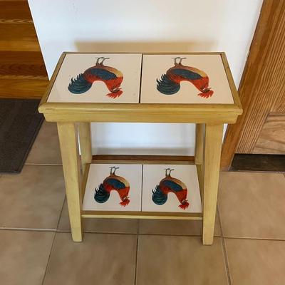 Two Tier Rooster Table / Shelf
