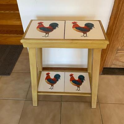 Two Tier Rooster Table / Shelf