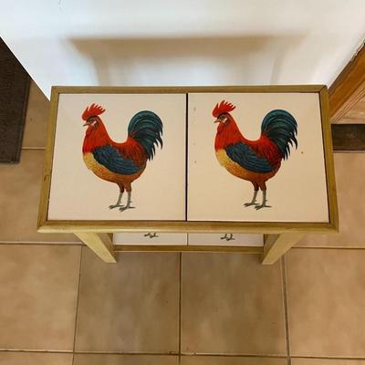 Two Tier Rooster Table / Shelf
