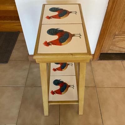 Two Tier Rooster Table / Shelf