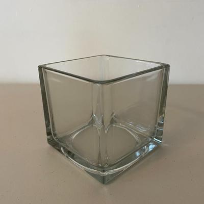 Sqaure Glass Jar