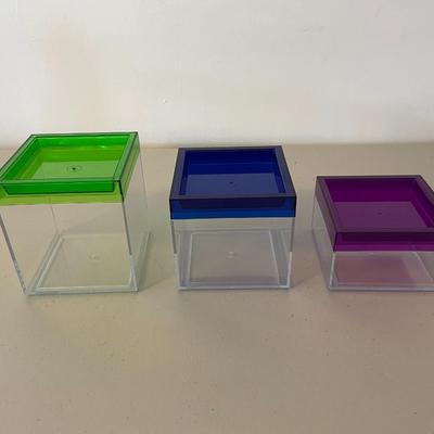 Set of 3 Plastic Containers