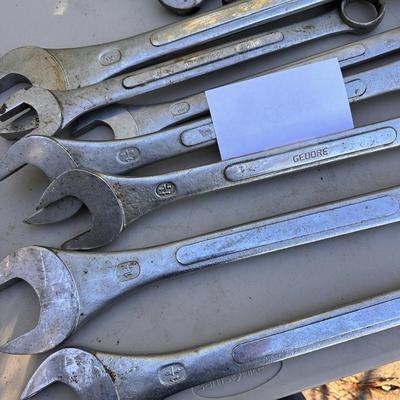 Extra Large Box end Wrenches Lot of 7