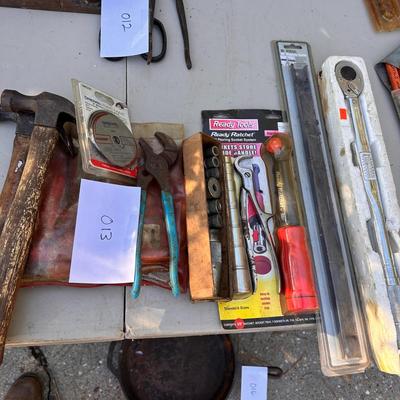 Lot of odd Tools and FTlbs Torque Wrench