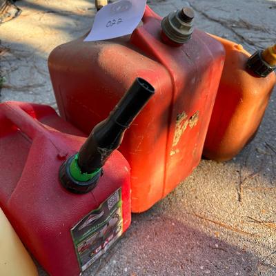 Lot of gas Cans