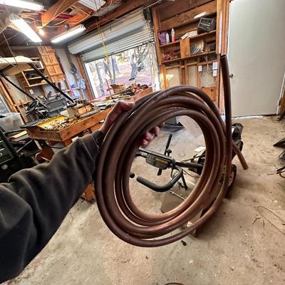 20 pounds of number one copper tubing