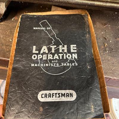Vintage craftsman 6 inch metal turning lathe