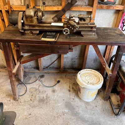 Vintage craftsman 6 inch metal turning lathe