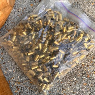 Lot of used and unused brass - 40 cal and 223