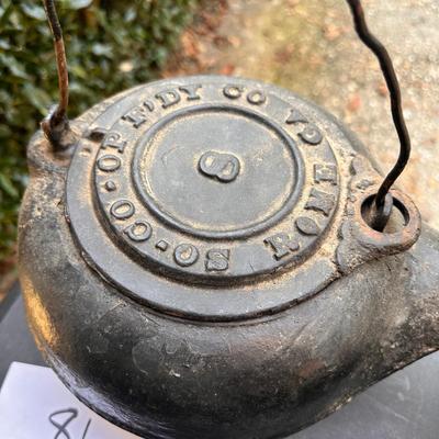 Southern Co-Op Foundry Rome GA Cast Iron Kettle Pot
