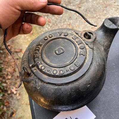 Southern Co-Op Foundry Rome GA Cast Iron Kettle Pot