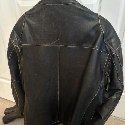 American Motorcycle Association 75th Anniversary Leather Bikers Jacket
